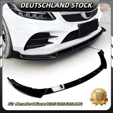 Für Mercedes Benz C Klasse W205 C205 AMG 2019-21 Front Spoiler Lippe Stoßstange