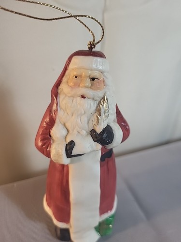 Vetro ornamento Babbo Natale 5 Inc vintage - Foto 2 di 6