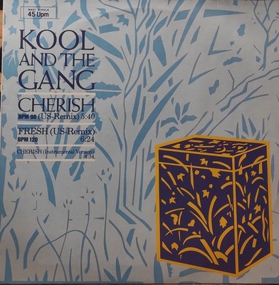 12 inch  MAXI    KOOL & the GANG    FRESH   CHERISH    US REMIX     1985
