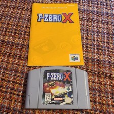 F-Zero x Nintendo 64 N64 Game And Manual Only Tested Working Authentic