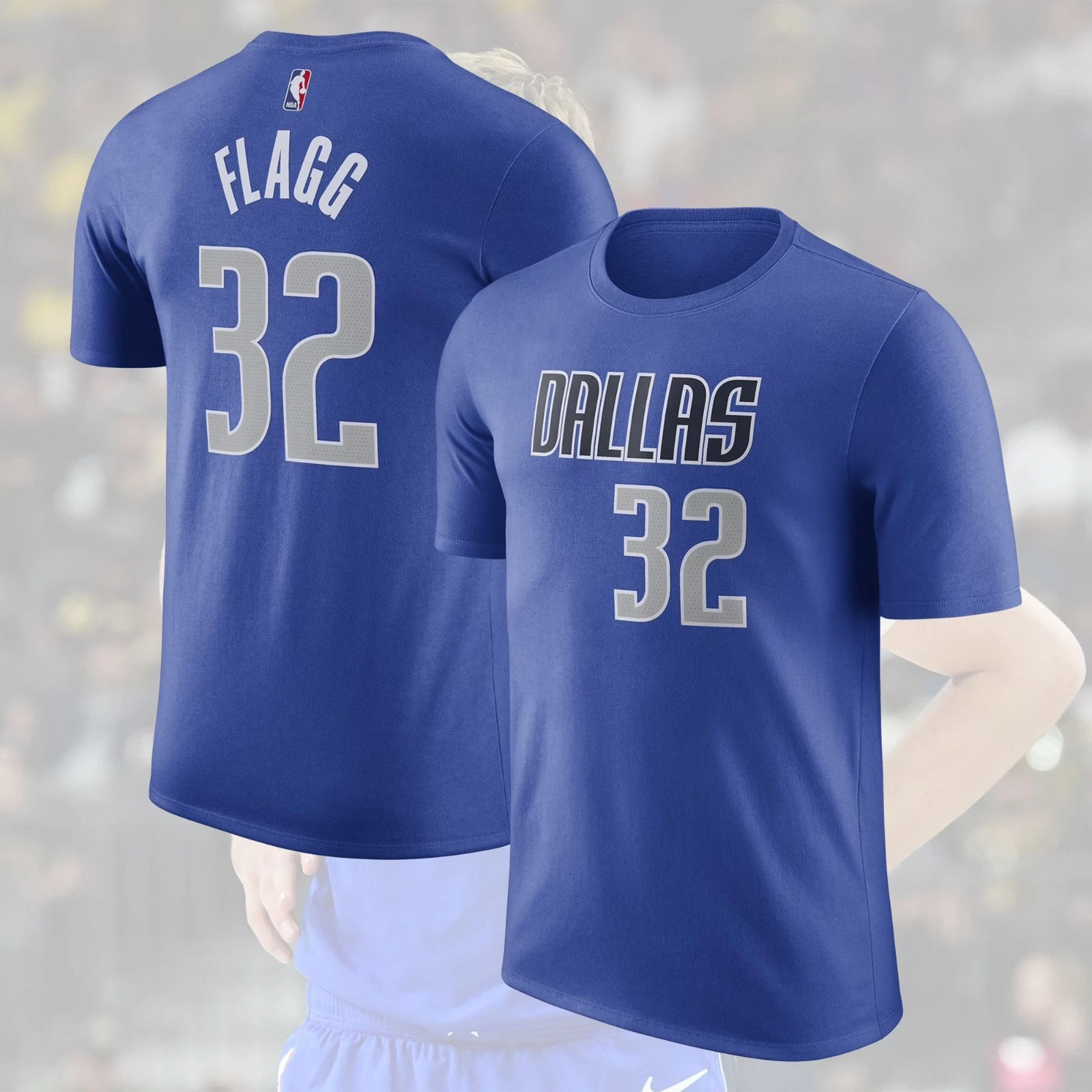Dallas Mavericks 2025 Name & Number Double Sided T-Shirt