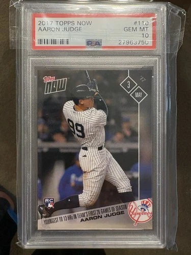 New Listing2017 Topps Now Aaron Judge #110 Rookie Card PSA 10 Yankees MLB