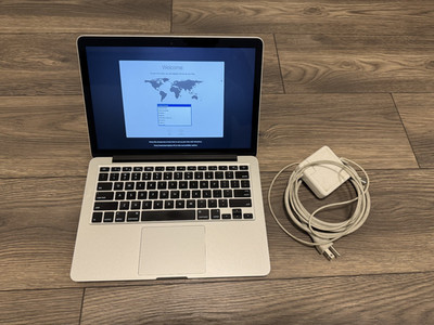 Apple MacBook Pro Retina A1425 13in Silver i5 2.6GHz 8GB 256GB SSD