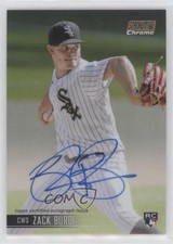 2021 Topps Stadium Club Chrome Gold Refractor 41/50 Zack Burdi Auto 01wi