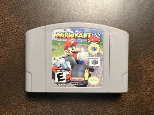 Mario Kart 64 Nintendo 64 N64 Authentic Game Cartridge TESTED