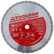 Toolpak TCT Chop Circular Saw Blade 355mm x 36 Teeth Steel Cut Tool