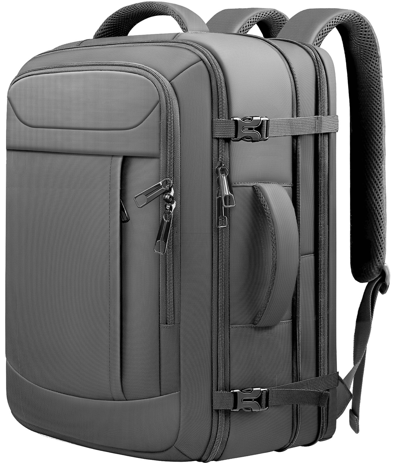 Extra Large Travel Backpack 40L-50L Expandable, Waterproof Wet Pocket Carry O...