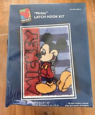Vintage Caron D0016 Mickey Unlimited Mickey Mouse Latch Hook Kit A259 SEALED