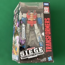 Takara Tomy Transformers Siege Starscream Voyager Class Figure Unopened