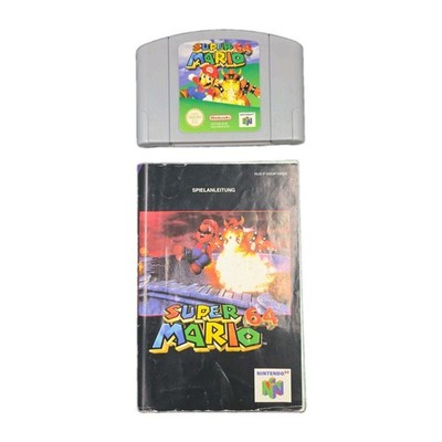 Super Mario 64 Nintendo 64 N64Modul mit Anleitung