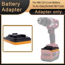 Adapter For Ozito/Einhell 18V Tool Converter To For Hilti 22V Li-ion Battery