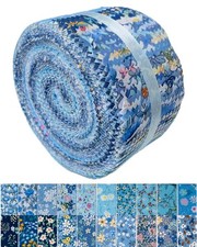 40 Strip Jelly Roll Fabric Strips for Sewing 100 Cotton Fabric for Quilting ...
