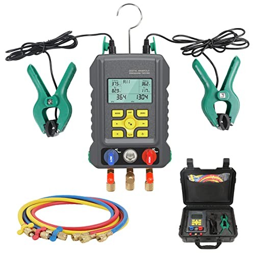 HVAC Gauges Digital Manifold Gauges Set, 92 Refrigerants, Gauge Set (Upgraded) - Picture 1 of 6
