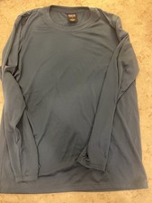 Vintage Patagonia Shirt Mens S Capilene Long Sleeve Blue Made in USA