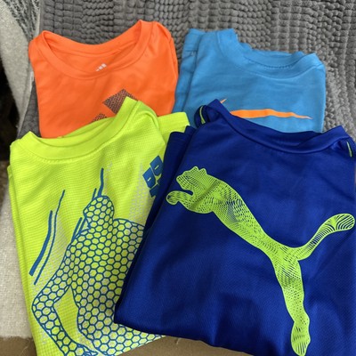 Boys Clothing Lot - 4 Shirts - Nike Dri-fit/Tek Gear/Adiddas/Sportlifestyle - YS