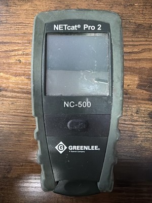 Greenlee NETcat Pro 2 NC-500 Network Cable Tester Main Unit