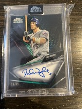 2021 Topps Chrome Black Chrome Black Autographs David Wright Green Auto #39/99