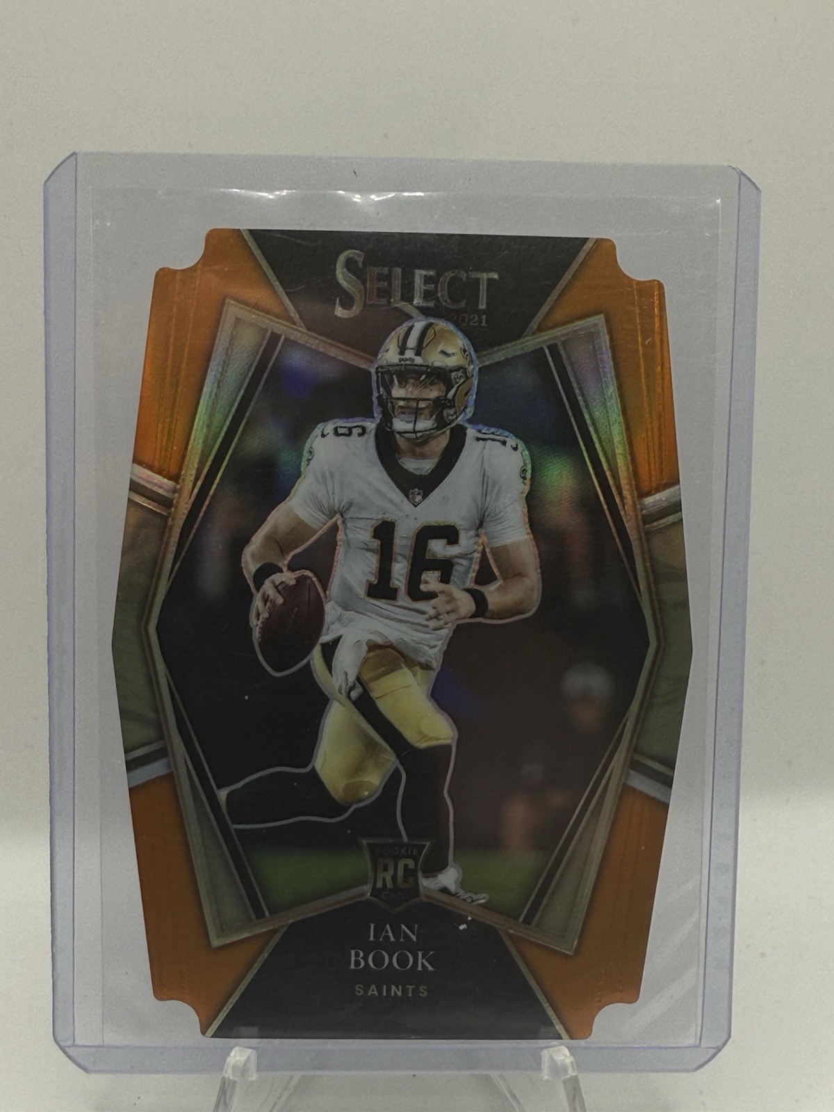 Ian Book 2021 Panini Select Premier Level Rookie Orange Die-Cut /249 #179 Saints
