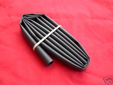 1/2" BLACK 2:1 Ratio HEAT SHRINK TUBING 4' FEET FREE SHIPPING