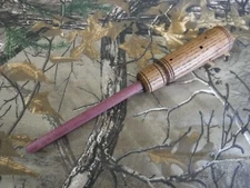 TURKEY CALL FRICTION  STRIKER  1  Wormy Chestnut PURPLE HEART TYLERSBURG YELPERS