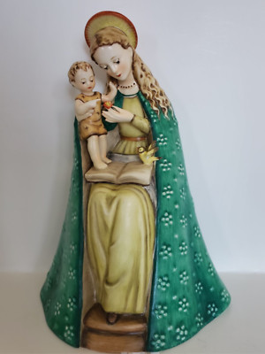 EXTREMELY RARE SAMPLE HUMMEL FIGURINE 10/1 GREEN MADONNA EXTREMELY RARE SAMPLE HUMMEL FIGURINE 10/1 GREEN MADONNA