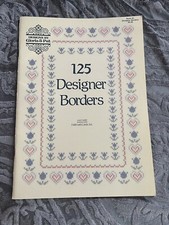 Designs by GLORIA  PAT Cross Stitch 125 DESIGNER BORDERS Pattern Booklet 64