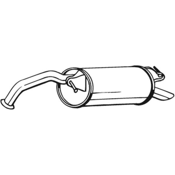 Bosal EndschalldäMpfer SchalldäMpfer Passend FüR Toyota Yaris 228-043-image