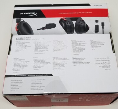 【新品未開封】HyperX Cloud IIIワイヤレス Cloud IIIワイヤレス – HyperX ROW