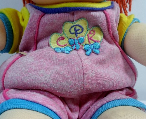 HASBRO VTG 90'S CABBAGE PATCH KIDS RED HEAD 13'' DOLL w/ CLOTHES & DIAPER - Picture 6 of 12