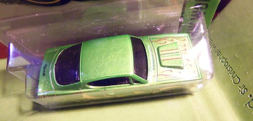 Hot Wheels 68 1968 Green Flamed Out Hemi Barracuda Hoodscoop HTF Sweet Cuda - Picture 5 of 6