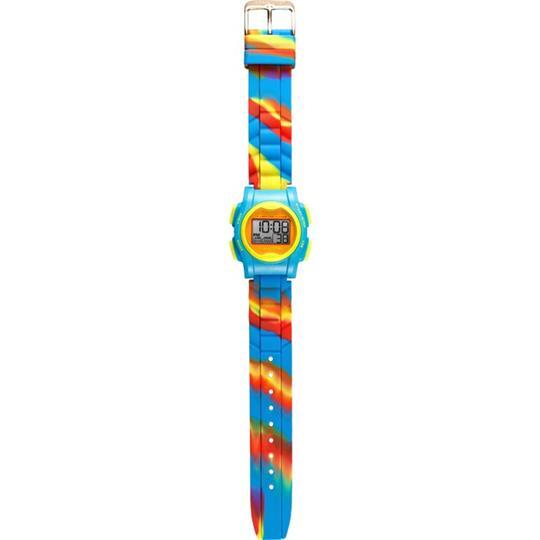 VibraLITE Mini Vibration Watch VM-SMC with Multicolored Silicone Band