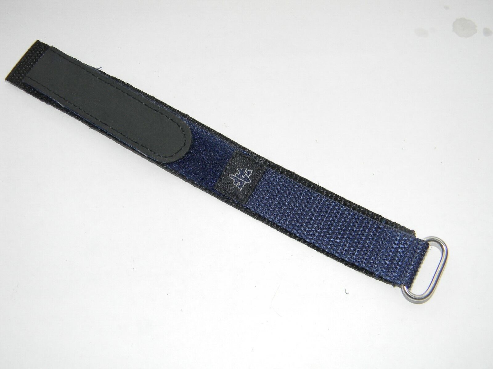 Hook & loop 20mm Blue Watch Strap