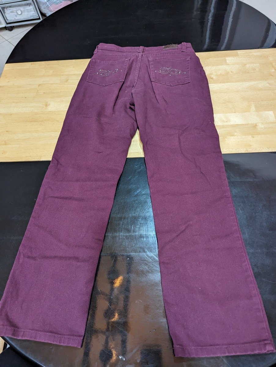 Womens Lee Classic fit purple pants sz 4p | eBay