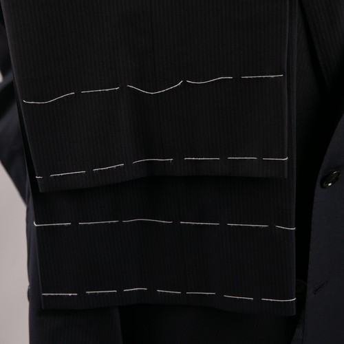 NWT $6850 CESARE ATTOLINI Wool 180'S Striped Suit Midnight Blue 42US/52IT - Picture 12 of 24