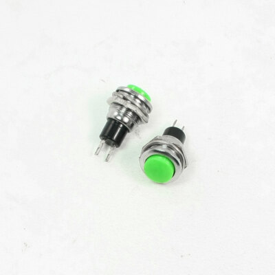 #ad 2pcs SPST OFF NO 10mm Currently Green Pressure Switch 3A 125V 1A 250V AC $8.53
