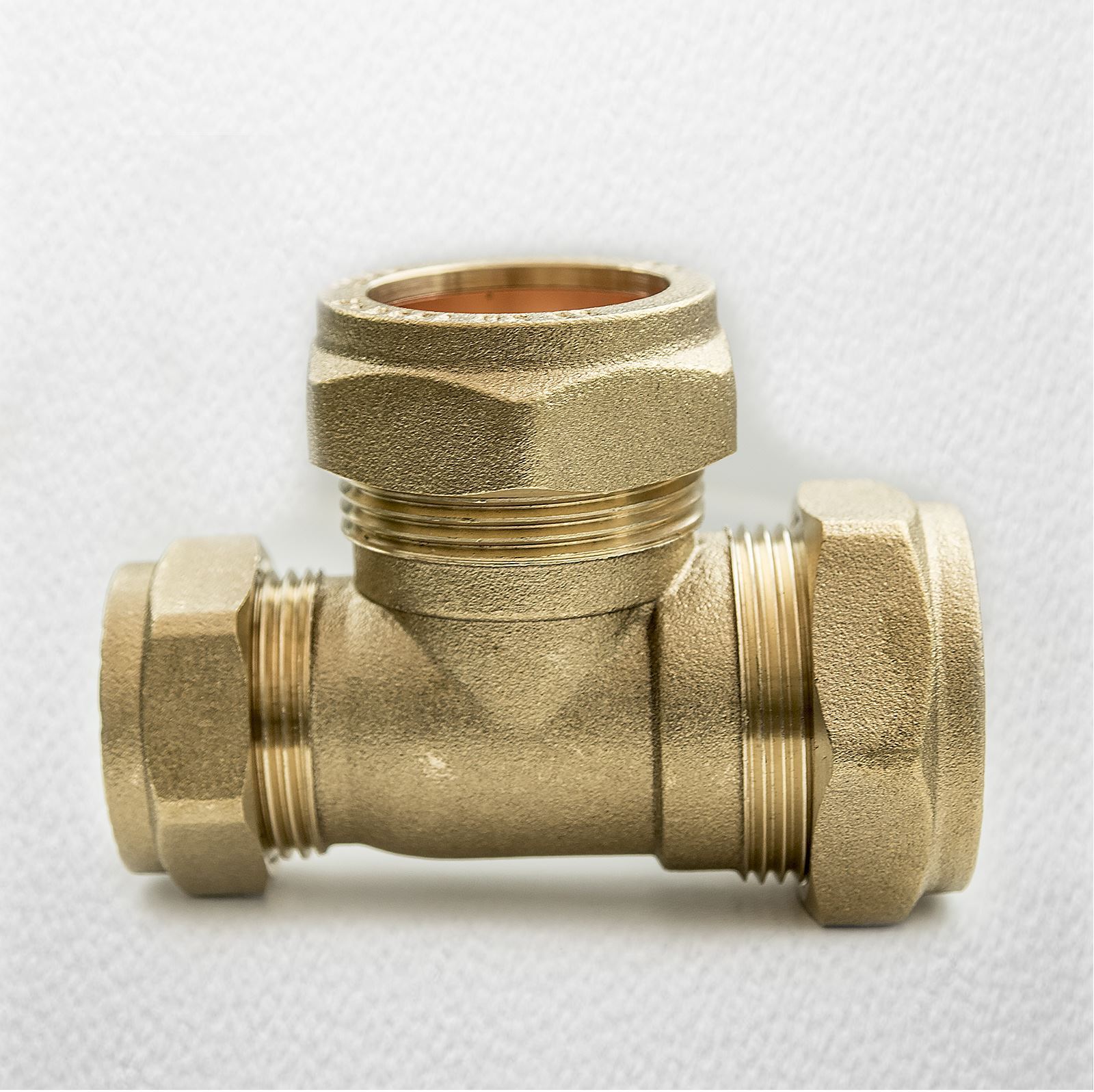 FtD BRASS Compression Reducing Tees 28mm x 22mm x 28mm