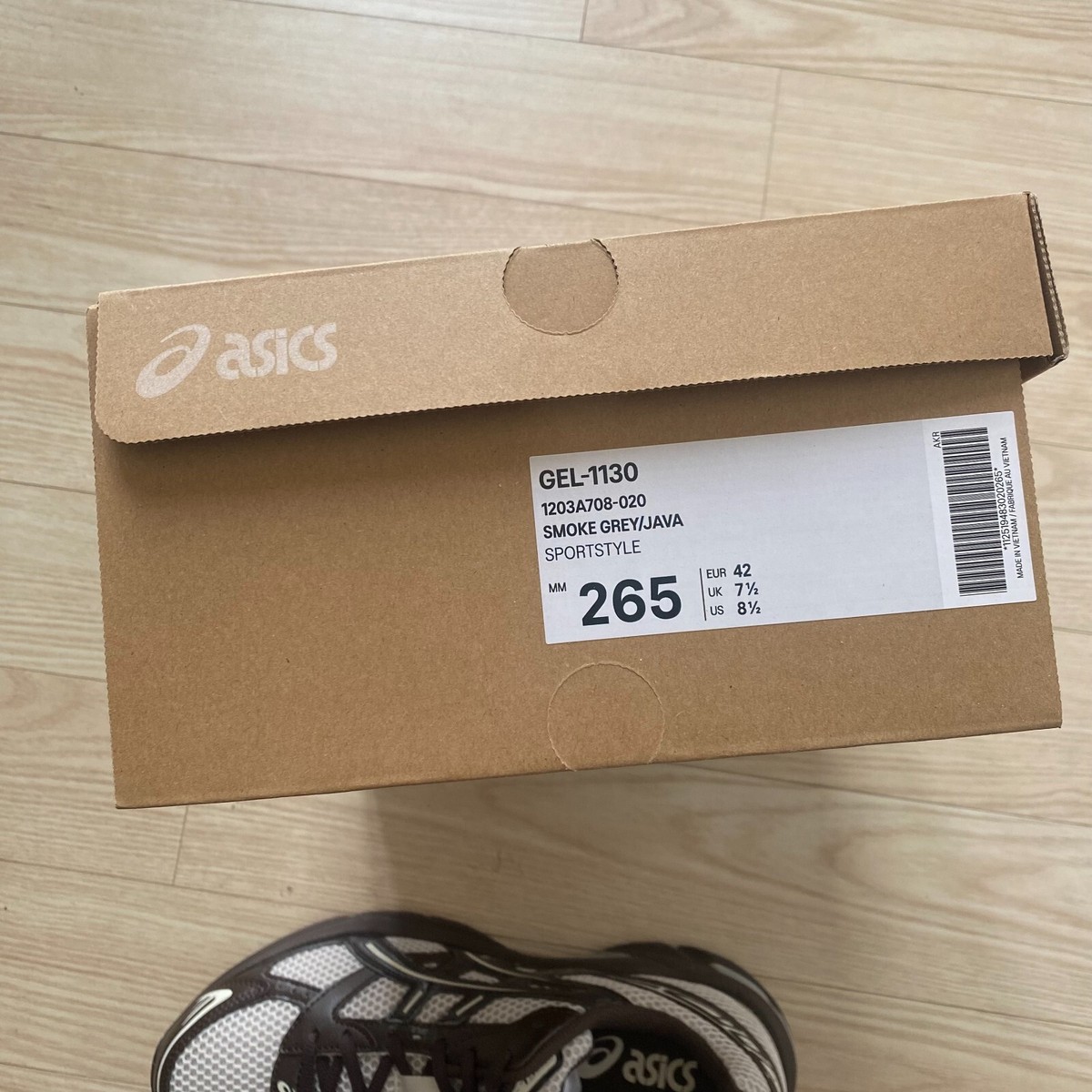ASICS Gel 1130 Smoke Grey Java Mens Sneakers ✓Multiple Size