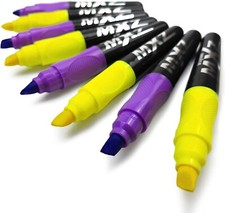 Bruynzeel Mxz Fluoreszierend Textmarker Marker Stifte Meißel Verschiedene Farben