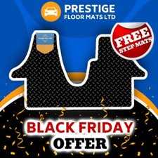 Fits VW T5 2003-2010 Van Floor Mat in 3mm Rubber with FREE STEP MATS