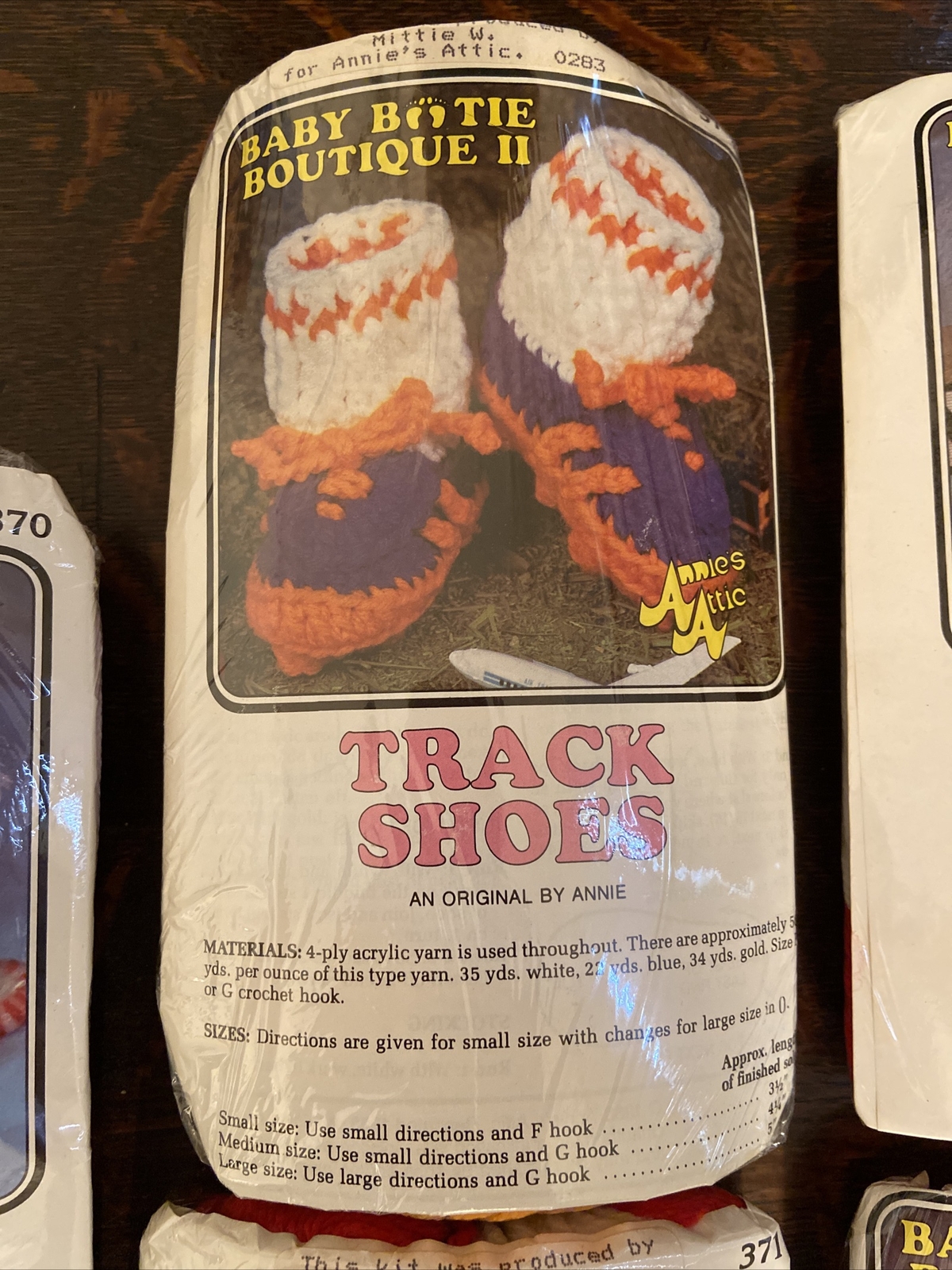 5 Vintage Annie's Attic Baby Bootie Boutique II Crochet Kits eBay