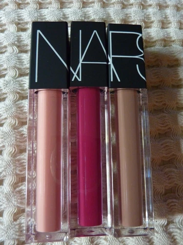 NARS Velvet Lip Glide Lip Gloss STRIPPED, DANCETERIA ,UNLACED, BOUND