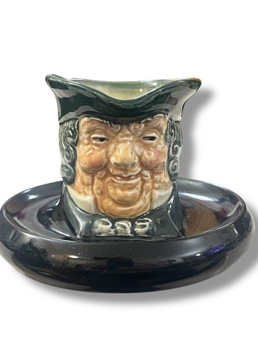 Royal Doulton Character Jug Ash Bowl PARSON BROWN Toothpick Holder D5600 3 in