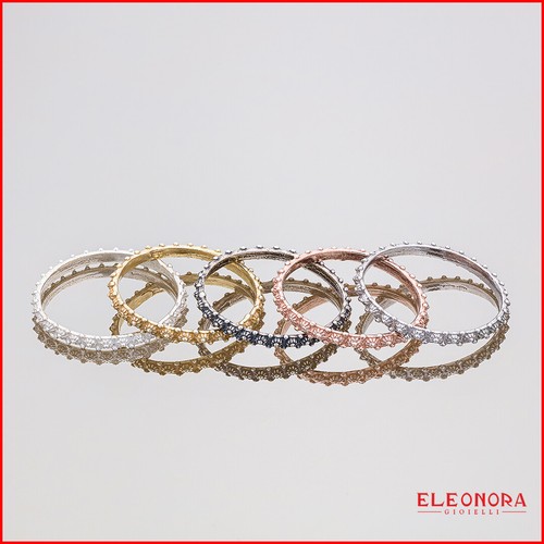 kit anello fede fedina fascia filigrana sarda argento 925 7 colori artigianato - Foto 2 di 14
