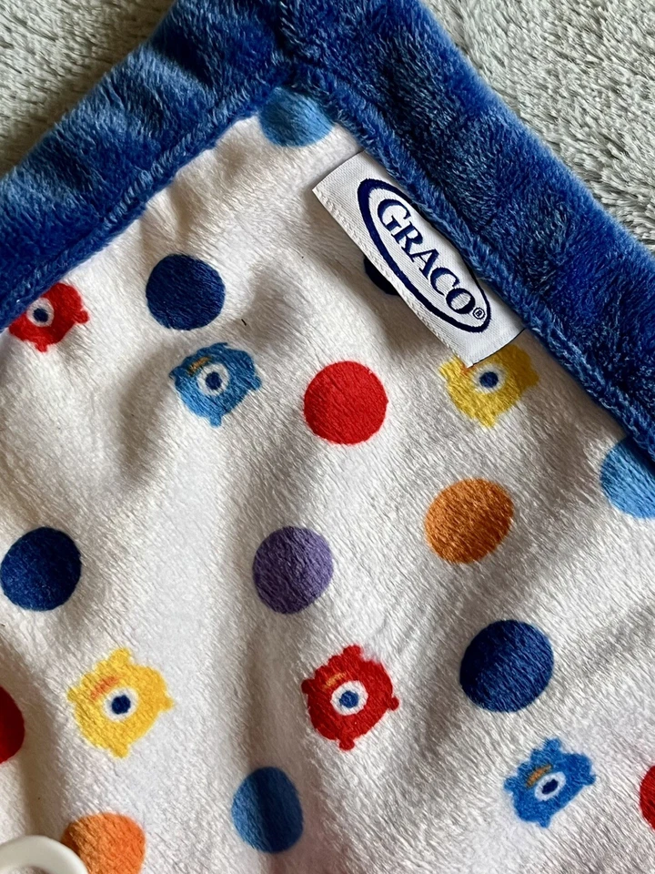 Manta de seguridad Graco Red Baby Monster multicolor 13 pulgadas Foto 3 de 4