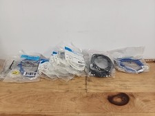 Cat6 Lot of 19 Ethernet Patch Cables 3' 5' 7' Cat 5e Patch Cable 9-602 