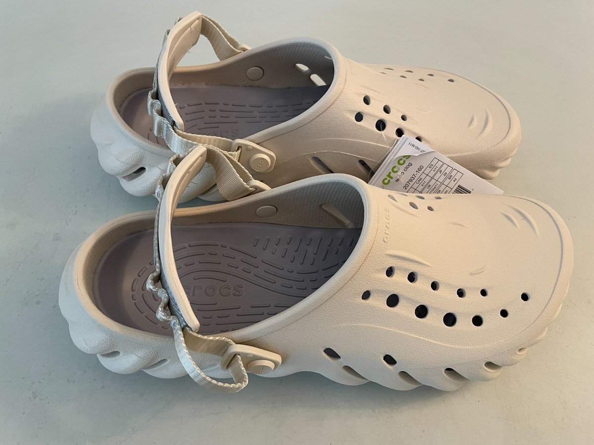 New Crocs Echo Clog Stucco Size M 11 #207937-160 | eBay