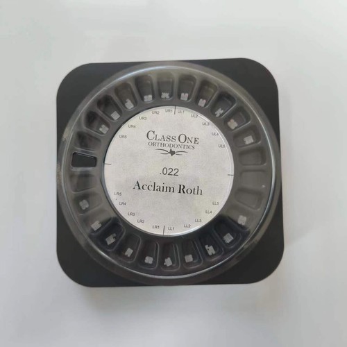 1*Dental Ceramic Brackets Orthodontic Brace Roth 022 Slot 3 Hooks Class One 5*5 - Picture 7 of 10