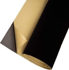 Self-Adhesive Felt Fabric 17.7" x 78.7" Black Velvet Drawer Liner for Crafts New