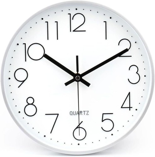 30cm Funkuhr Lautlos Wanduhr Ohne Tickgeräusche Funkwanduhr Geräuschlos Wand Uhr
