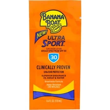 Banana Boat Sport Sunscreen, SPF 30 Lotion, Travel Packets, 0.4 Oz (200 Packs)